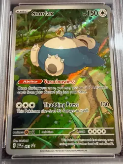 Snorlax 051 PSA 10 Pokemon Elite Trainer Box 151 black star promo English - Image 2
