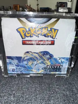 Silver Tempest Booster Box Pokemon TCG Sealed 36 Booster Packs Sealed W/Acrylic - Image 1