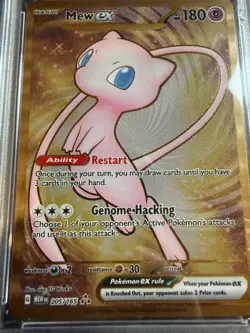 Mew ex 205 metal PSA 10 2023 Pokemon Ultra Premium Collection Gem Mint - Image 2