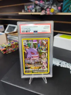 Gengar Trainer Gallery TG06 PSA 10 Gem Mint Lost Origin Pokemon Card - Image 1