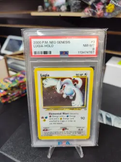 2000 POKEMON NEO GENESIS #9 LUGIA-HOLO PSA 8 - Image 1