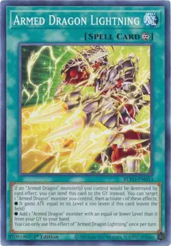 YUGIOH TCG Blazing Vortex - Armed Dragon Lightning BLVO-EN053 - Image 1