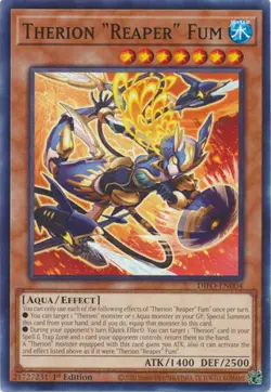 YUGIOH TCG Dimension Forces - Therion "Reaper" Fum DIFO-EN004 - Image 1