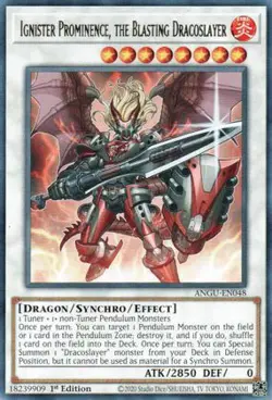YUGIOH TCG - Ignister Prominence, the Blasting Dracoslayer ANGU-EN048 - Image 1