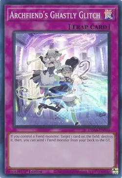 YUGIOH TCG Tactical Masters - Archfiend's Ghastly Glitch TAMA-EN026 - Image 1