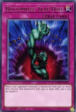 YUGIOH TCG Genesis Impact - Bottomless Trap Hole GEIM-EN045 - Image 1