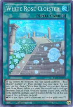 YUGIOH TCG King's Court - White Rose Cloister KICO-EN019 - Image 1