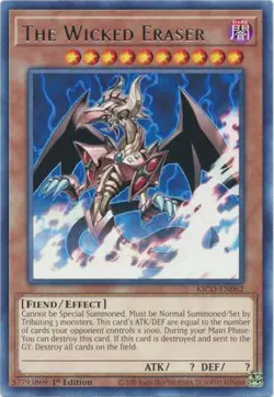 YUGIOH TCG King's Court - The Wicked Eraser KICO-EN062 - Image 1