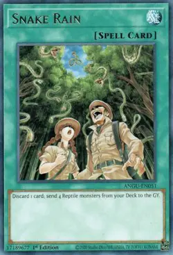 YUGIOH TCG Ancient Guardians - Snake Rain ANGU-EN051 - Image 1