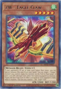 YUGIOH TCG King's Court - ZW - Eagle Claw KICO-EN037 - Image 1
