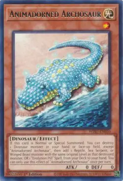 YUGIOH TCG Wild Survivors - Animadorned Archosaur WISU-EN050 - Image 1