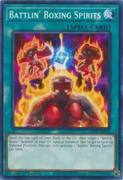 YUGIOH TCG Soulburning Volcano - Battlin' Boxer Spirits LD10-EN045 - Image 1