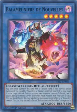 YUGIOH TCG Wild Survivors - Balameuniere De Nouvelles WISU-EN033 - Image 1