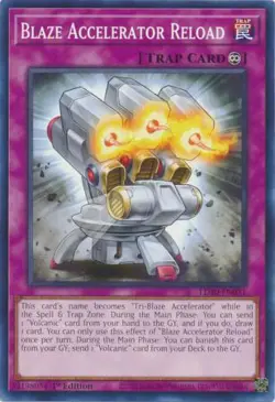 YUGIOH TCG Soulburning Volcano - Blaze Accelerator Reload LD10-EN031 - Image 1