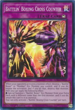YUGIOH TCG Soulburning Volcano - Battlin' Boxer Cross Counter LD10-EN038 - Image 1
