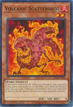 YUGIOH TCG Soulburning Volcano - Volcanic Scattershot LD10-EN026 - Image 1