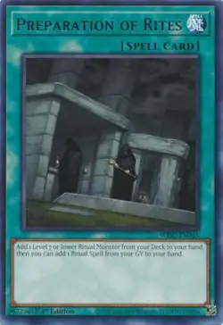 YUGIOH TCG Wild Survivors - Preparation of Rites WISU-EN045 - Image 1