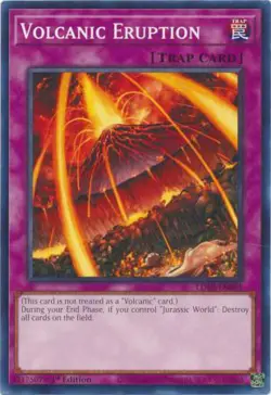 YUGIOH TCG Soulburning Volcano - Volcanic Eruption LD10-EN061 - Image 1