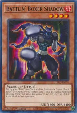 YUGIOH TCG Soulburning Volcano - Battlin' Boxer Shadow LD10-EN056 - Image 1
