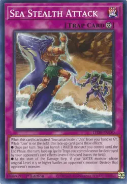YUGIOH TCG Duels from the Deep - Sea Stealth Attack LED9-EN030 - Image 1