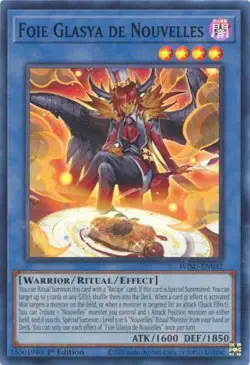 YUGIOH TCG Wild Survivors - Foie Glasya De Nouvelles WISU-EN032 - Image 1