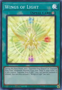 YUGIOH TCG Age of Overlord - Wings of Light AGOV-EN048 - Image 1