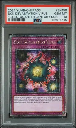 PSA 10 Deck Devastation Virus | 1st Edition RA03 | QCSR | YU-GI-OH! - Image 1