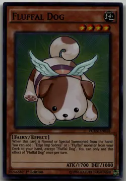 Fluffal Dog Super Rare Fusion Enforcers FUEN-EN016 LP - Image 1