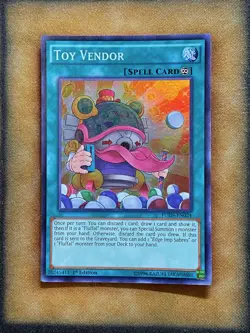 Yugioh Toy Vendor FUEN-EN024 Super Rare 1st Ed LP - Image 1