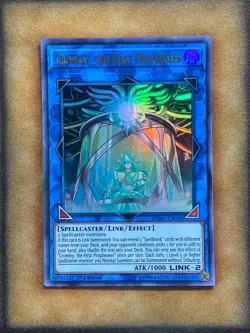 Yugioh Crowley, the First Propheseer DUPO-EN028 Ultra Rare 1st Ed NM - Image 1