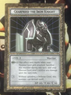 Gearfried The Iron Knight - Dungeon Dice Monsters (yugioh) Card - NM - Image 1