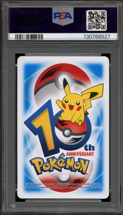 Pokemon 10th Ann. Playing Cards Skarmory/Stantler Blue 7 of Clubs PSA 10 - Image 2