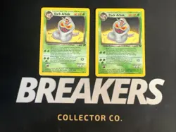 Dark Arbok 2/82 Rocket Set Vintage Pokemon Holo 2 Card Lot - Image 1