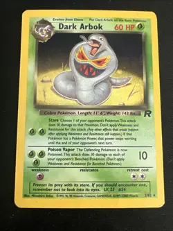 Dark Arbok 2/82 Rocket Set Vintage Pokemon Holo 2 Card Lot - Image 2