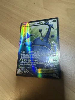 Pokemon TCG Heracross EX Full Art Holo Card 105/111 XY-Furious Fists - Image 2