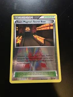 Team Magma's Secret Base 32/34 Double Crisis Reverse Holo Pokemon Card - LP - Image 1