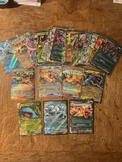 Pokemon TCG Huge EX Lot of 23 Cards Charizard, Blastoise, Venasaur, Eevee & More - Image 1
