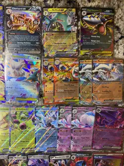 Pokemon EX Lot of 35 Charizard EX, Reshiram EX + Mega EX Cards. TONS OF VALUE - Image 3