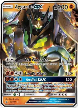 Zygarde GX - 73/131 - Ultra Rare Forbidden Light - Pokemon Card - NM - Image 1