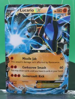 Lucario EX 54/111 XY Furious Fists Ultra Rare 2014 English Pokemon Card TCG - Image 1