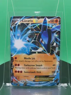 Lucario EX 54/111 XY Furious Fists Ultra Rare 2014 English Pokemon Card TCG - Image 2