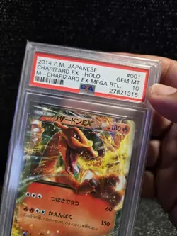 PSA 10 2014 Pokemon Card Japanese Charizard Mega Battle M Charizard EX Gem Mint - Image 3