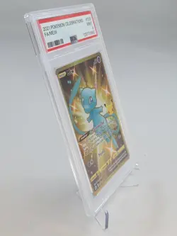 Pokemon Gold Mew 025/025 PSA 9 Mint - 25th Anniversary Celebrations Holo Card - Image 2