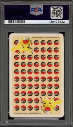 Pokemon Stadium Yellow Playing Cards Bellsprout Jack of Hearts PSA 2 - Image 2