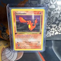Charmander 50/82 1st Edition Team Rocket Common Pokemon Card - Image 1