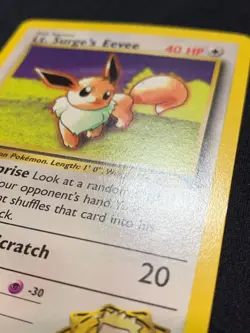 LT. SURGES EEVEE - 51/132 - GYM CHALLENGE - POKEMON CARD - LP - Image 3