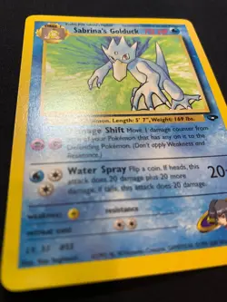 SABRINA'S GOLDUCK - 30/132 - GYM CHALLENGE - RARE POKEMON CARD - LP - Image 2