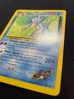 SABRINA'S GOLDUCK - 30/132 - GYM CHALLENGE - RARE POKEMON CARD - LP - Image 3