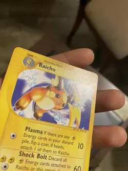 RAICHU 61/165 Expedition Base Set Non-Holo Rare Pokemon Card NM+ NO BENDS - Image 3