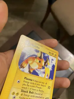 RAICHU 61/165 Expedition Base Set Non-Holo Rare Pokemon Card NM+ NO BENDS - Image 4